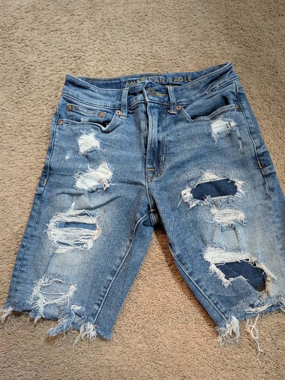American Eagle Womens Next Level Flex Denim Shorts - Size 26